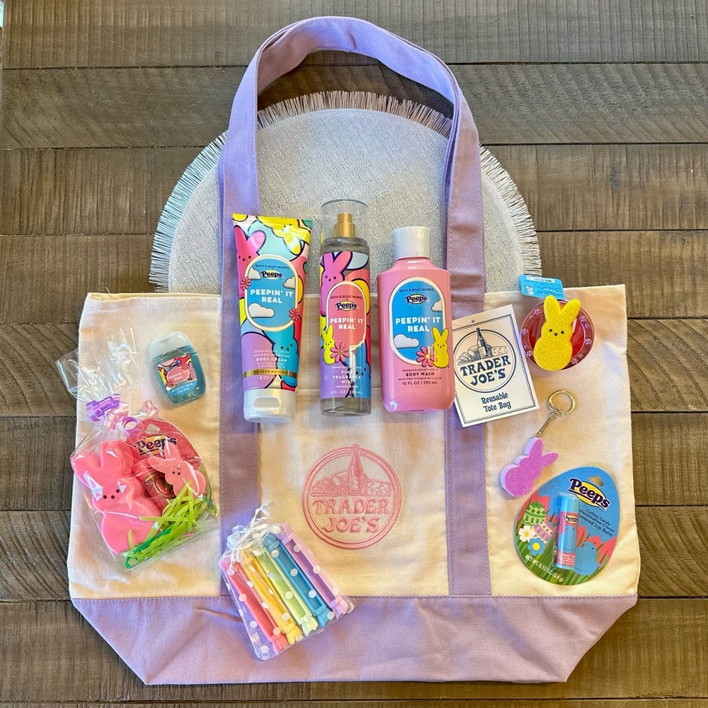Bath and Body Works Trader Joe’s Peeps Gift Bag Set